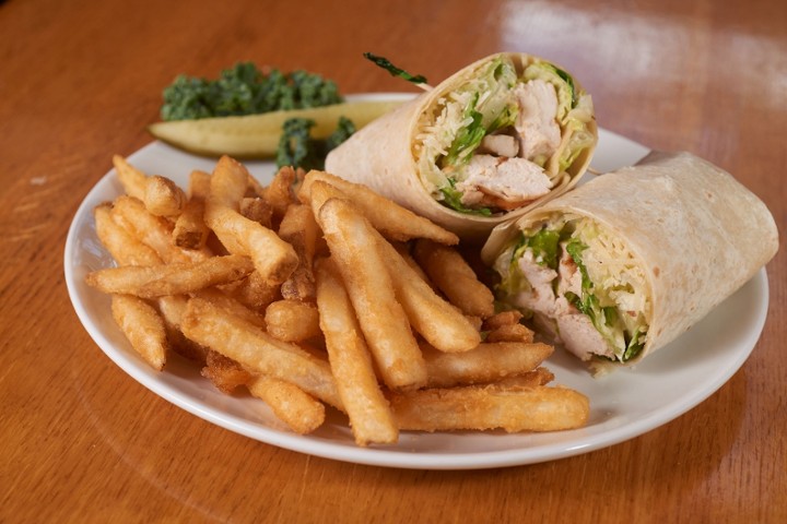 Chicken Caesar Salad Wrap