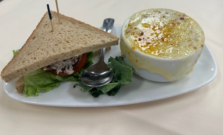 1/2 Chicken Salad Sandwich & Soup Combo
