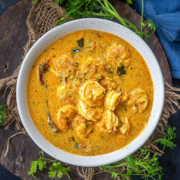 SHRIMP COCONUT CURRY