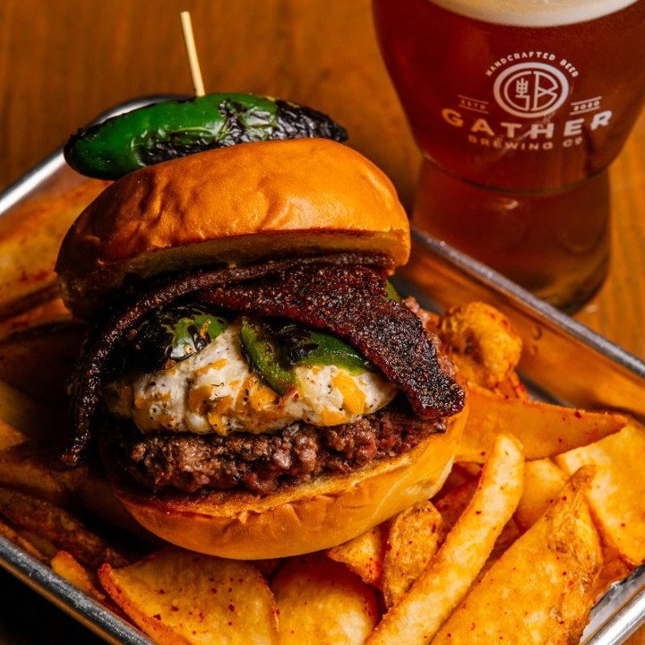 Jalapeño Popper Burger