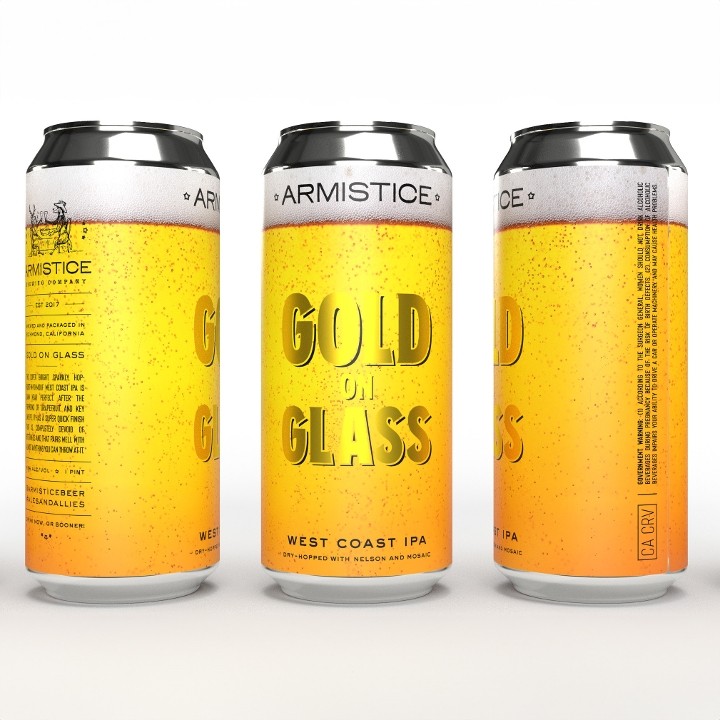 Gold on Glass - 4-Pack