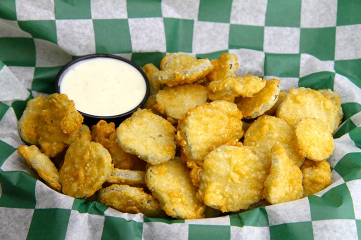 Hand-Breaded Pickle Chips