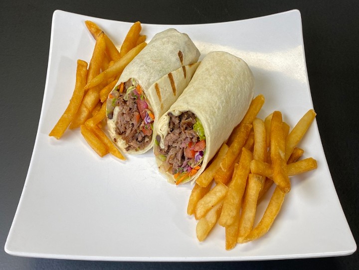 Beef Shawarma Wrap