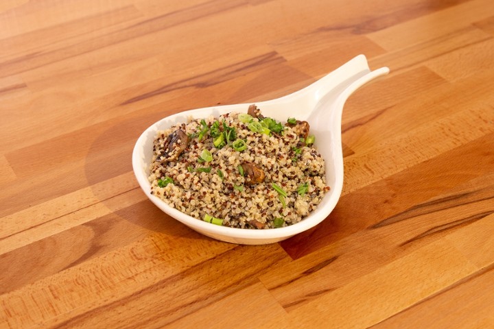 LARGE MUSHROOM QUINOA PILAF