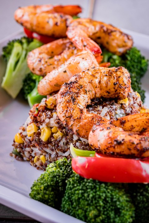 Quinoa Shrimp Bowl