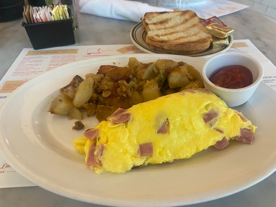 Ham and Cheese omelette