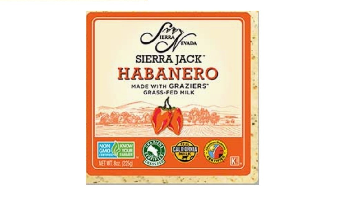 Sierra Nevada Cheese: Habanero Jack Square