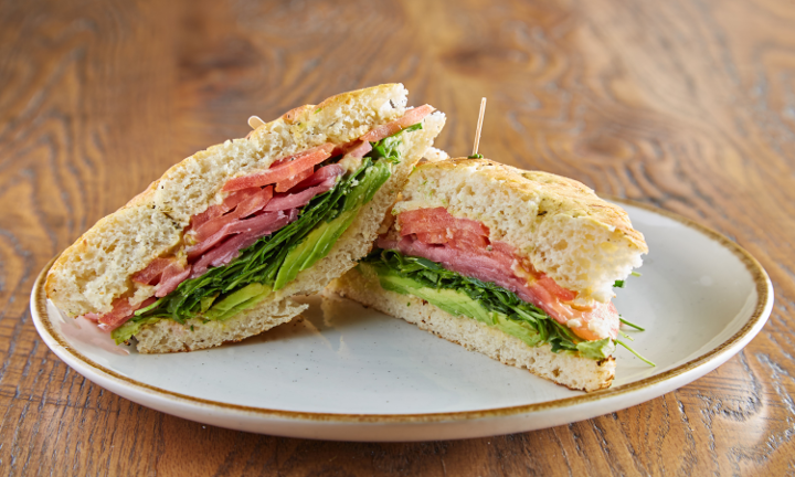 Vegan Avocado Hummus Sandwich (ve)