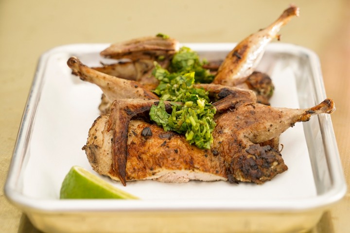 Spicy Grilled Quail