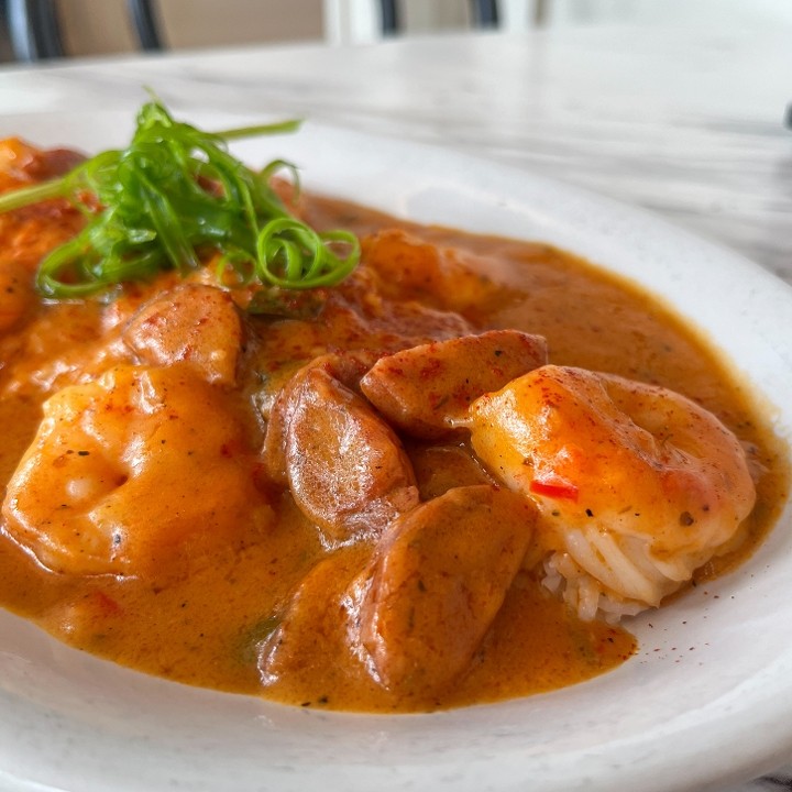 Andouille & Shrimp Etouffée