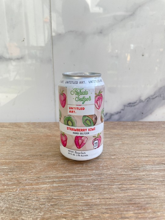 Untitled Art Strawberry Kiwi, 12 oz Can Hard Seltzer (5% ABV)
