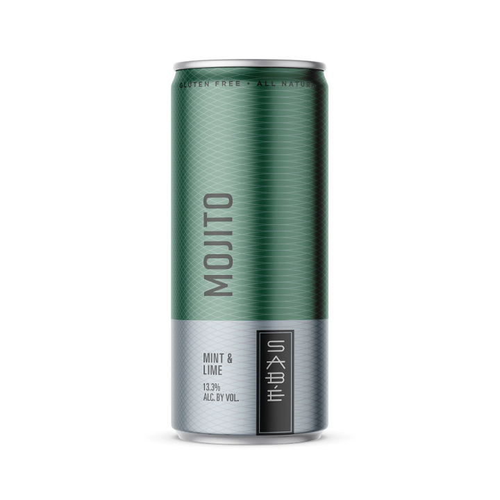 Sabe Mojito, 250 mL Canned Cocktail (13.3% ABV)