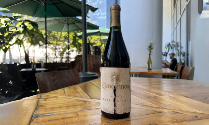 1978 Concannon Vineyard Petite Sirah, 750 mL Red Wine bottle (13.5-15.5% ABV)