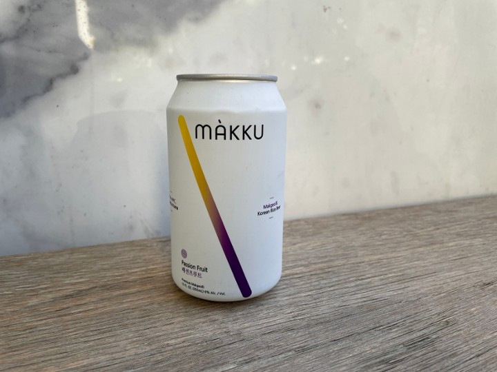 Makku Passionfruit, 12oz Can Rice Beer (6% ABV)