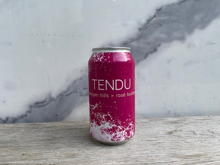 Tendu Wine Co. Rosé Bubbles 2020, 12 oz Rose Wine Can (11.5% ABV)