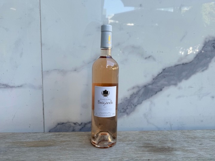 Chateau des Brigands Côtes de Provence Rosé, 750 mL Rose Wine Bottle (13% ABV)
