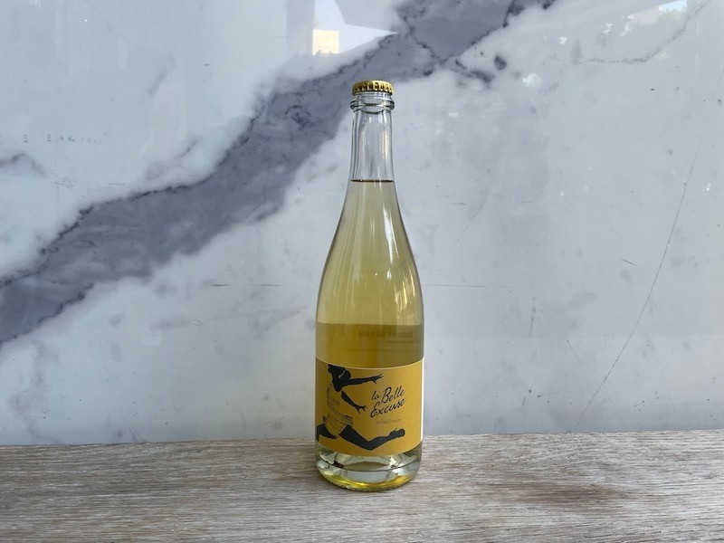 Julien Rousselot "La Belle Excuse" Pet Nat Blanc 2021, 750 mL Sparkling Wine Bottle (11.5% ABV)