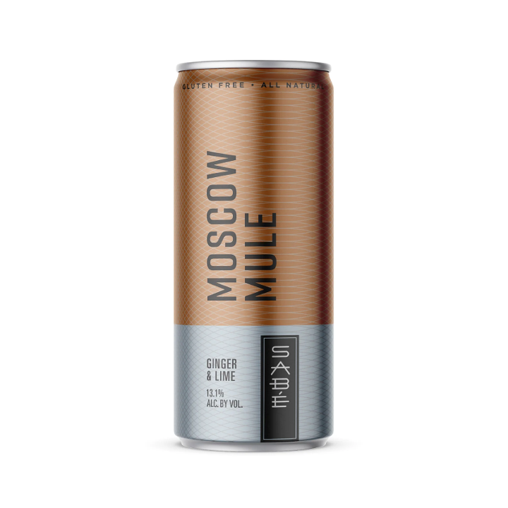 Sabe Moscow Mule, 250 mL Canned Cocktail (13.1% ABV)