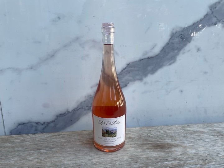 LePoidevin Chapel Vineyard Rosé of Pinot Noir 2022, 750 mL Rose Wine Bottle (12% ABV)