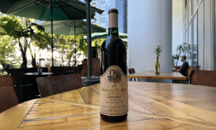 1978 Chateau St Jean Late Harvest Zinfandel, 750 mL Red Wine Bottle (14-17% ABV)