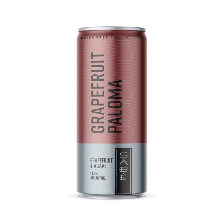 Sabe Grapefruit Paloma, 250 mL Canned Cocktail (14% ABV)