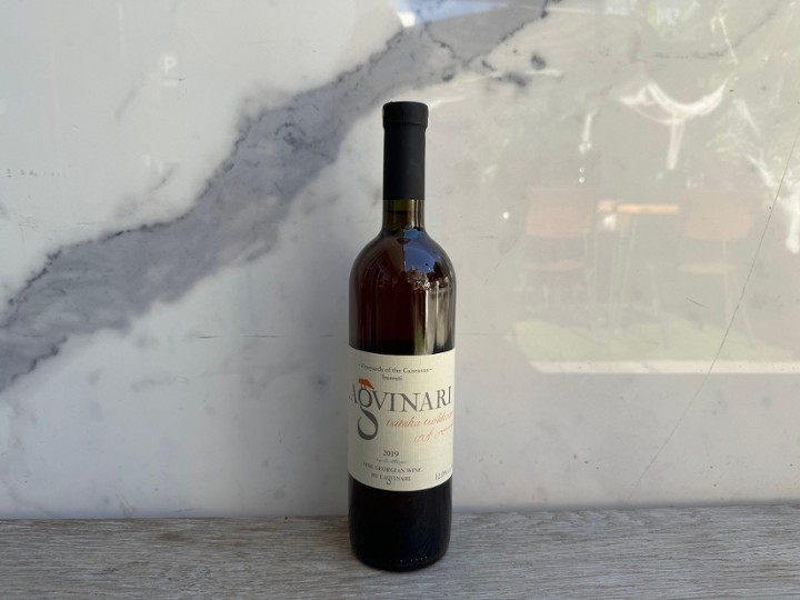 Lagvinari 2019, 750 mL Orange Wine Bottle (12% ABV)
