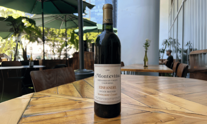 1980 Montevina Shenandoah Valley Zinfandel, 750 mL Red Wine Bottle (14-16% ABV)