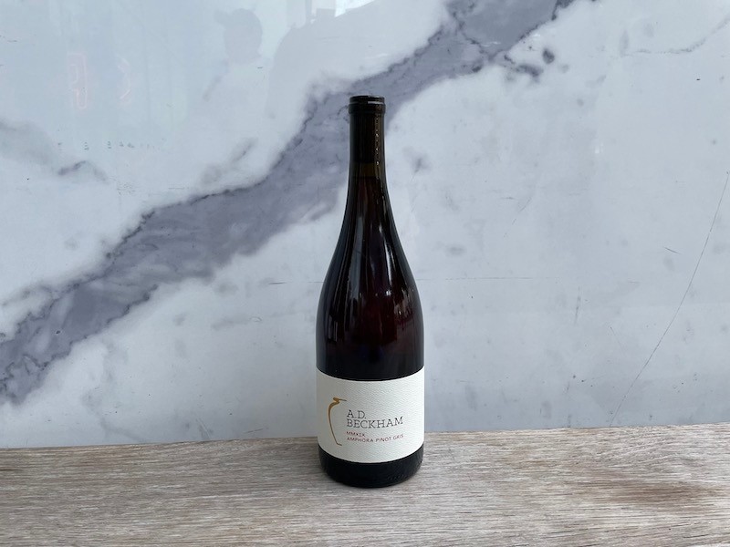 Beckham Estate Vineyard 2019 AD Beckham Pinot Gris, 750 mL Orange Wine Bottle (13.5% ABV)