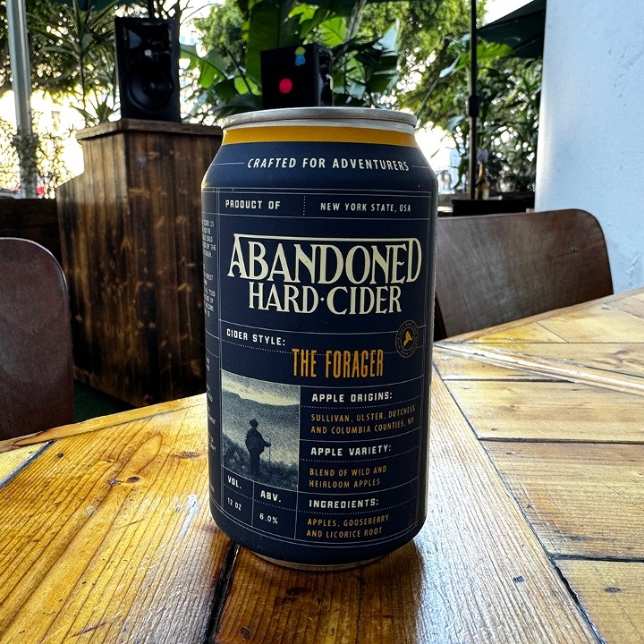 Abandoned The Forager, 12 oz Cider Can (6% ABV)