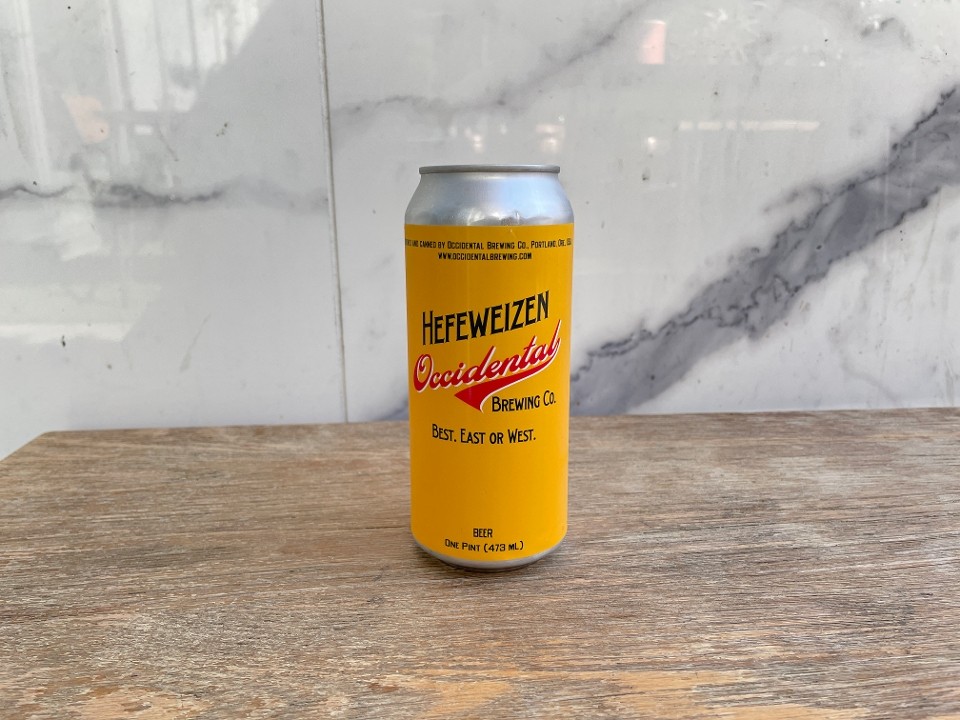 Occidental Hefeweizen, 16oz Can Beer (5% ABV)