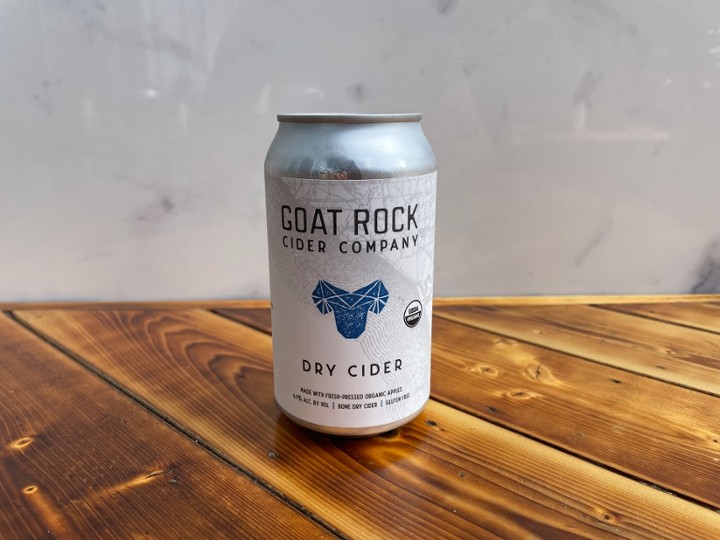 Goat Rock Dry Cider, 12 oz Can Cider (6.9% ABV)