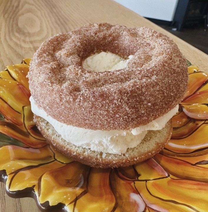 Cider Donut Ice Cream Sandwich