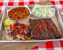 Four Bone St.  Louis Rib & One Choice