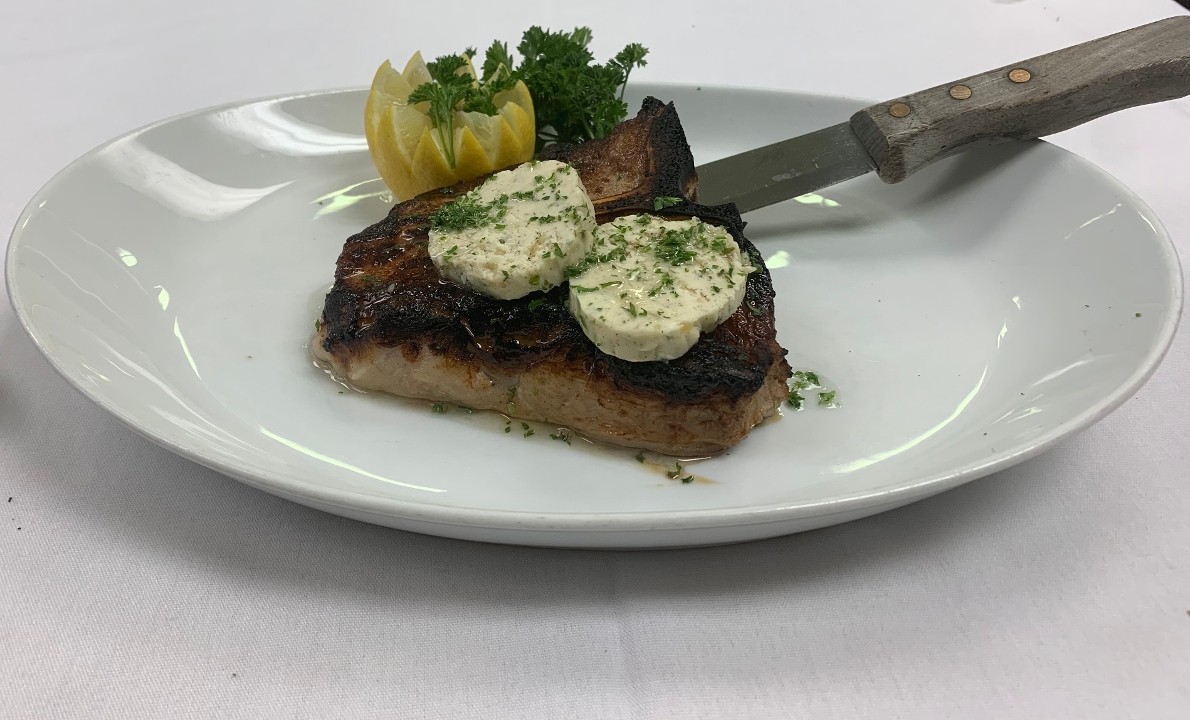 Grilled Veal Loin Chop