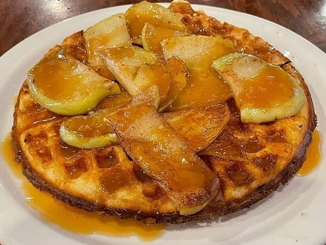 Caramel Apple Waffle