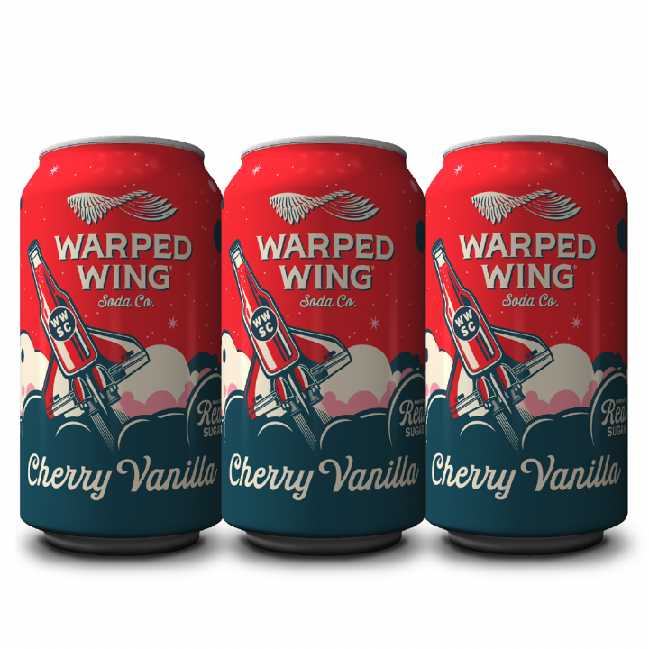 Warped Wing Cherry Vanilla soda
