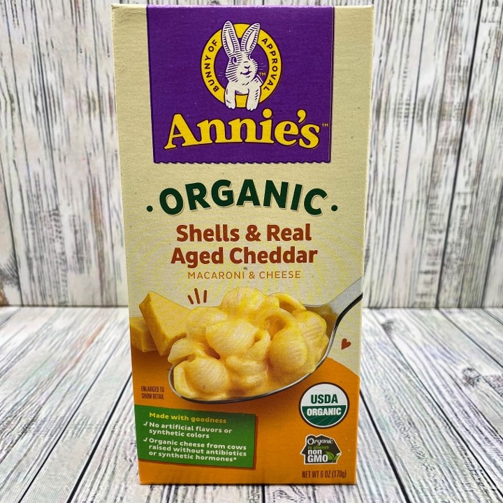 Annie's Organic Shell's & Real Aged Cheddar
