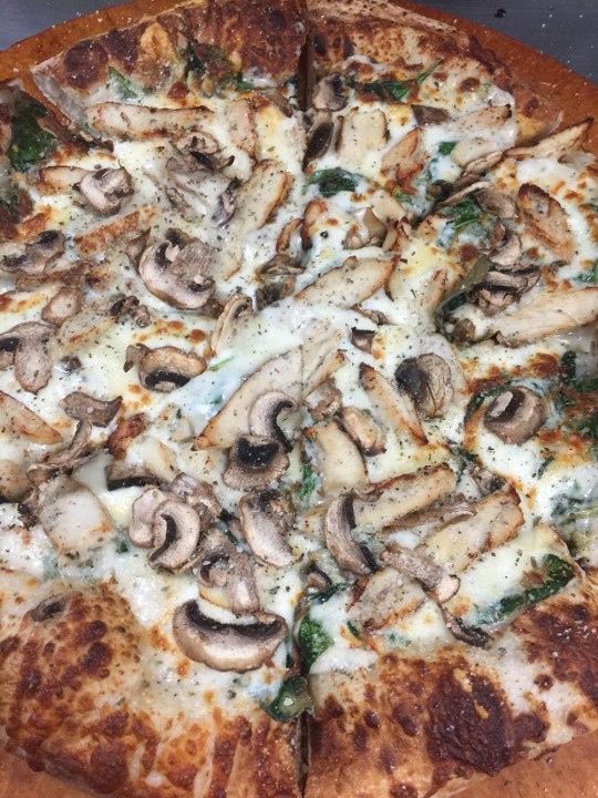 14" Chicken Alfredo Pizza