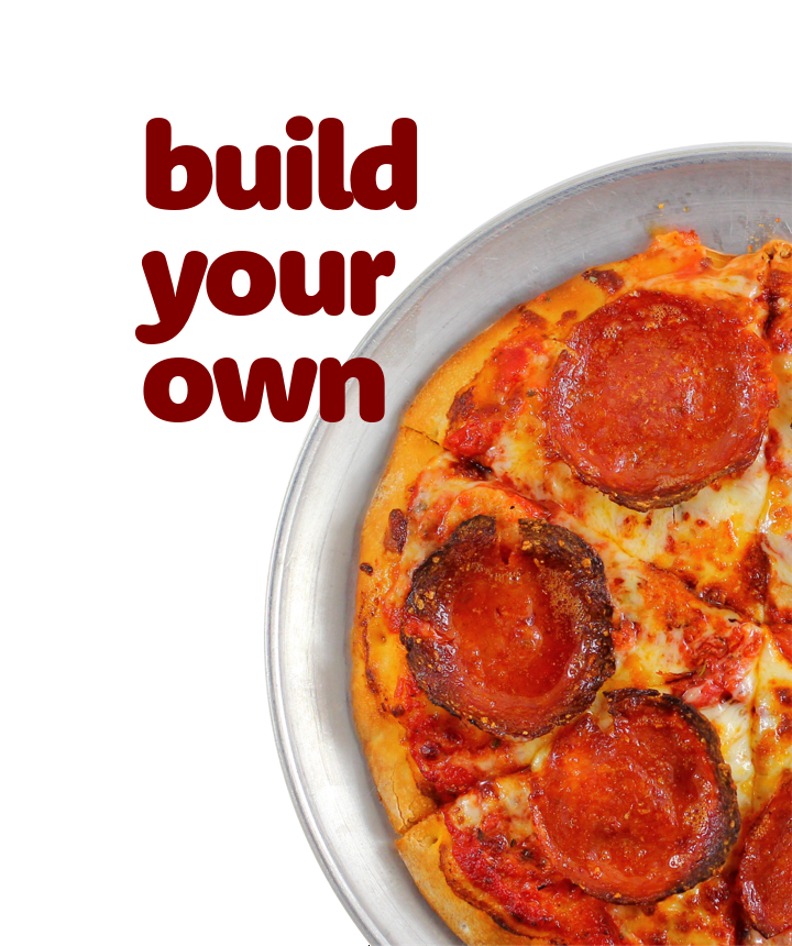 build your own pizza - large.