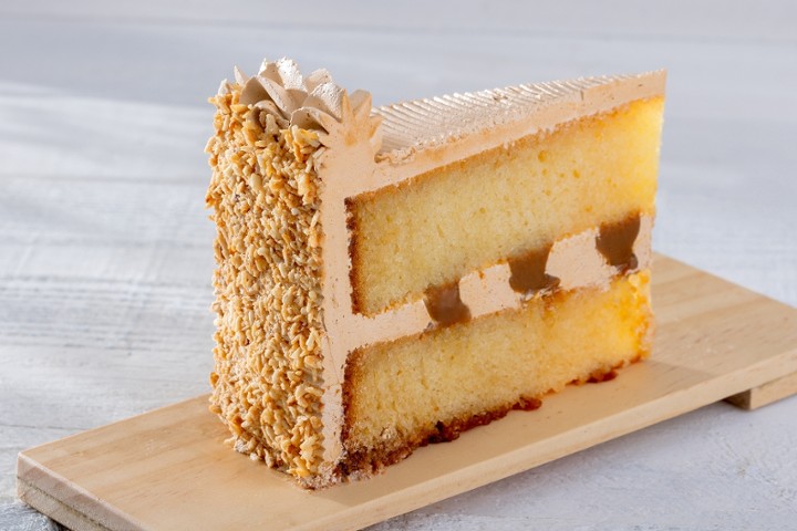 Dulce Leche Cake Slice