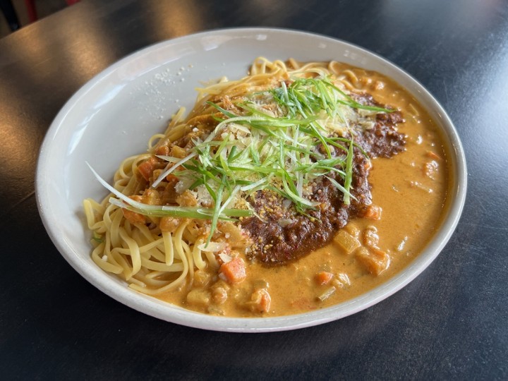 Mushroom Curry Bolognese