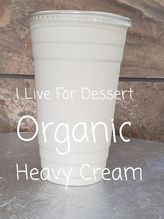 24 Oz  Organic Heavy Cream