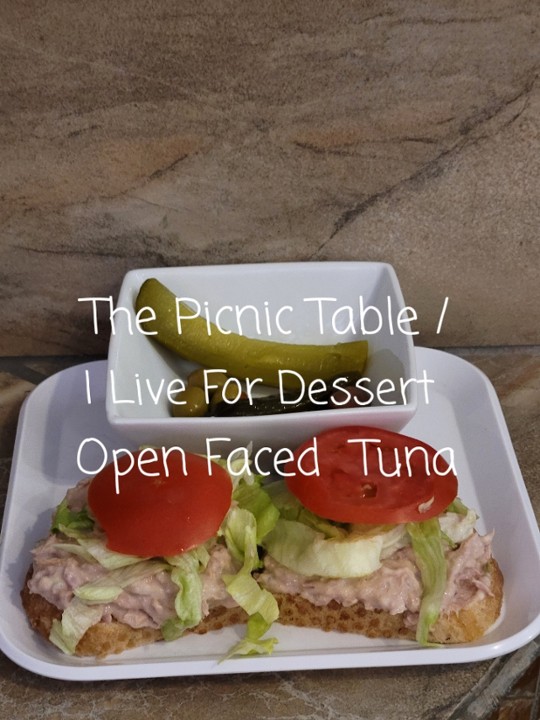 Open Faced Tuna Sandwich
