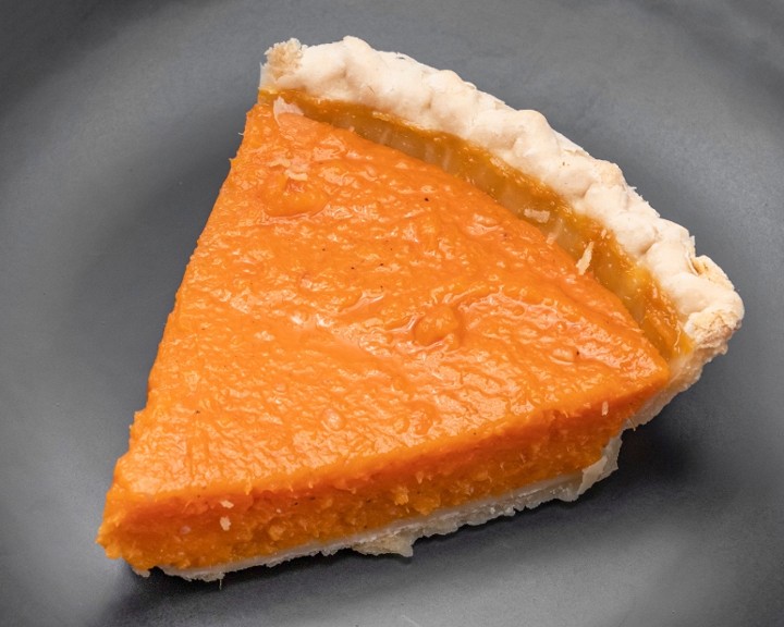 Ol' Fashioned Sweet Potato Pie Slice