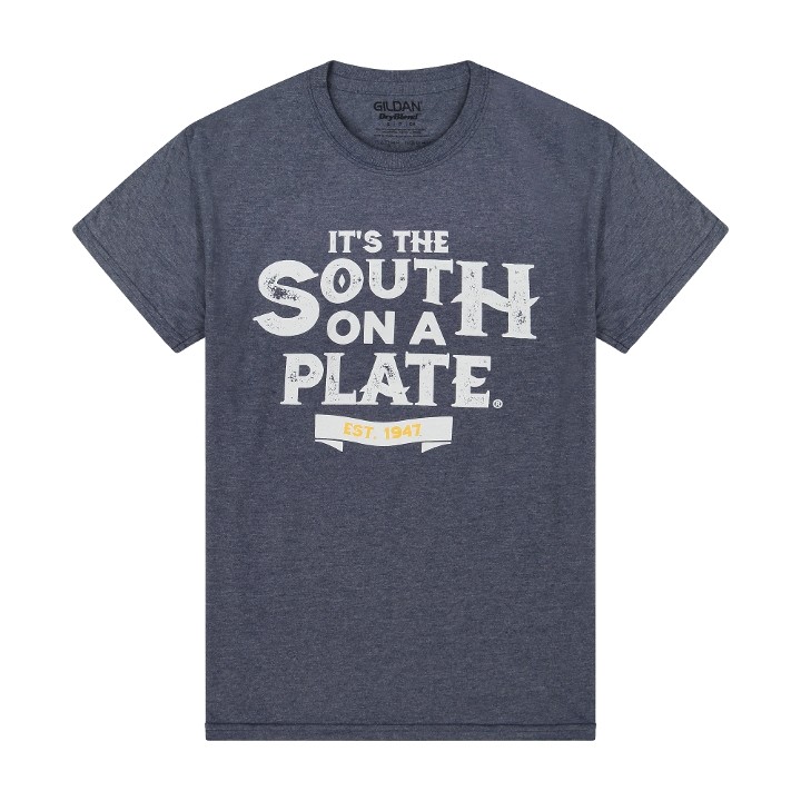 It's The South on a Plate - Metal Gray