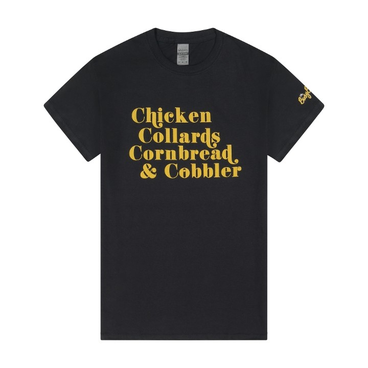 Chicken, Collards, Cornbread & Cobbler Tee