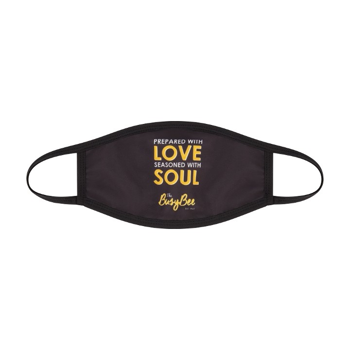 "w/Love Seasoned, w/Soul" Face Mask