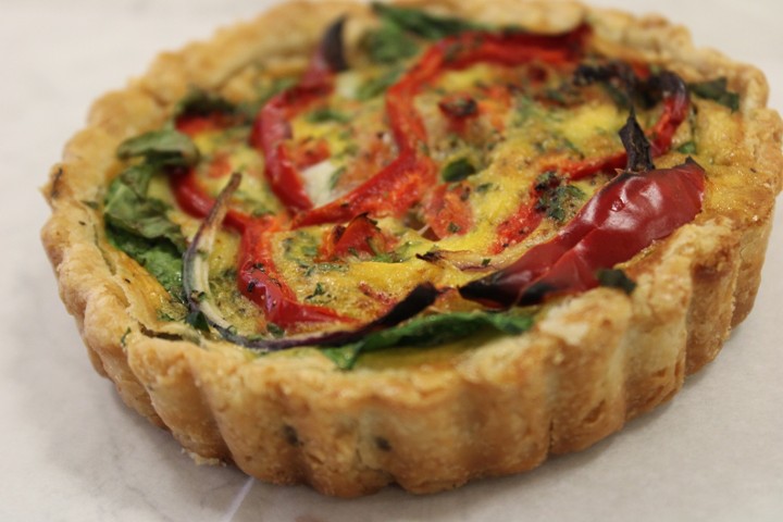 Grilled Vegetable And Herb Quiche