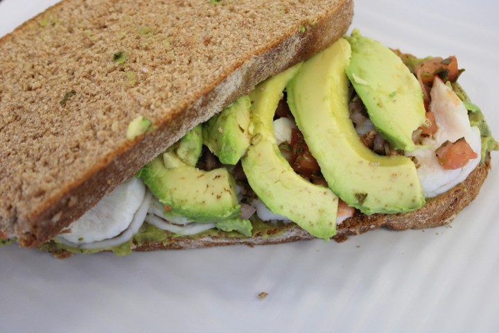 Shrimp Avocado Sandwich