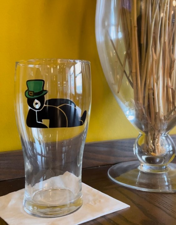 Irish Bear Glass